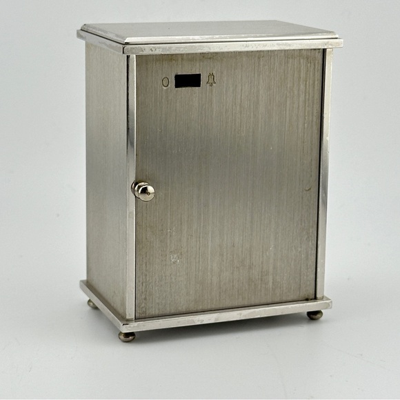 CARTIER Stainless Steel Carriage Clock Swiss Made - Picture 6 of 7